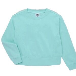 ATHLETIC WORKS Girls Sweatshirt Size XL 16-18 Light Fleece Lining Relaxed NWOT